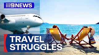 New figures show young Australians are struggling to afford holidays  9 News Australia [upl. by Damle]