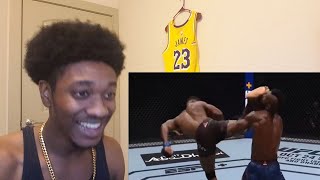 CRAZY KNOCKOUT Joaquin Buckley Jump Spinning Heel Kick KO Reaction [upl. by Ongineb895]