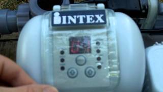 Part 44 Intex Above Ground Pool Sand Filter Pump and Saltwater Chlorine Generator Review [upl. by Lehcir601]