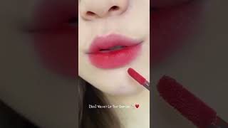 3ce velvet lip tint Daffodil 🍓💝💞 3ce yesstyle lipstain [upl. by Nodgnal]