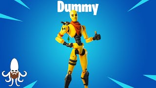 Dummy  Skin Showcase amp Gameplay  Fortnite [upl. by Ruben]