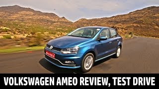 Volkswagen Ameo Review  Test Drive  QuikrCars [upl. by Suryc]