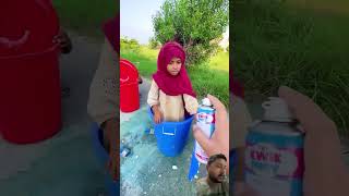 No no no yes yes snow spray challenge game funny spray sillyness funnyideas shorts [upl. by Ariet]