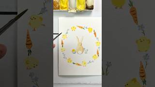 Paint an easy Easter card with me on YouTube tonight eastercards [upl. by Yenruoj382]