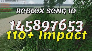 110 Impact Roblox Song IDsCodes [upl. by Matty]