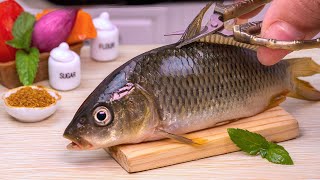 How To Cook Fish Curry Masala Recipes  Best Miniature Cooking Yummy Videos  Fish Cooking Video [upl. by Linell]