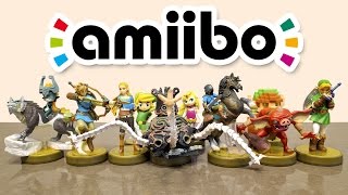 Nintendo Amiibo Unboxing The Legend of Zelda Breath of the Wild Figures and More [upl. by Whitten]