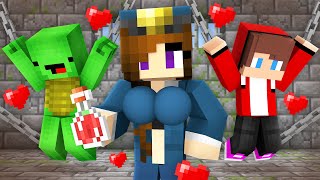 Maizen  Mikey and JJ Jailbreak  Minecraft Animation JJ and Mikey [upl. by Eihpos]