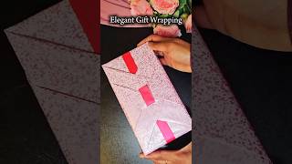 DIY Gift Wrapping Tutorial  How To Wrap A Gift  Unique Gift Wrapping Idea shorts diy gift [upl. by Ehav528]