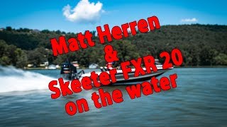 Skeeter FXR 20 on the water  Matt Herrens Review [upl. by Egide]