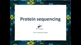 protein sequencing steps [upl. by Helli]