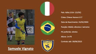 Samuele Vignato AC Monza  Chievo Verona 2021 highlights [upl. by Stockwell]