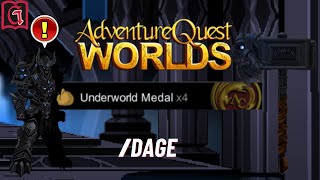 Underworld Medal AQW BOT   GRIMLITE REV [upl. by Arraeic552]