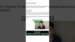 NCLEXHirschsprung disease in pediatric nursing [upl. by Yesnik]