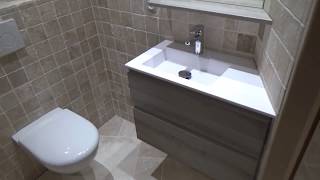 Amaya  Meuble Surmesure pour une Petite Salle de Bain de 3m²  Atlantic Bain [upl. by Conlen]