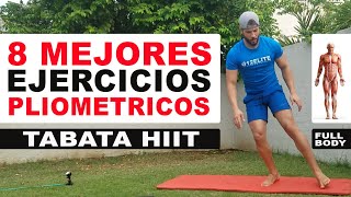 RUTINA INTENSA EN CASA  8 MEJORES EJERCICIOS PLIOMETRICOS EN CASA TABATA HIIT  G12ELITE WORKOUTS [upl. by Ivzt]