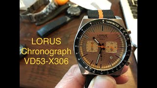 Lorus VD53X306 chronograph greek review [upl. by O'Carroll]