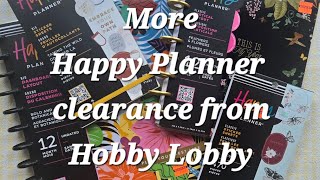 More Happy Planner clearance from a different Hobby Lobby plannerhaul [upl. by Olegnaid]