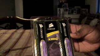 Corsair XMS2 DDR2 4GB PC8500 1066MHz Unboxing [upl. by Service]