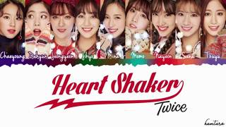 TWICE  Heart Shaker Karaoke w Lyrics [upl. by Readus343]