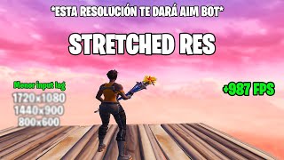 Las MEJORES RESOLUCIONES para FORTNITE C5S1 FPS INPUT LAG [upl. by Hsot]