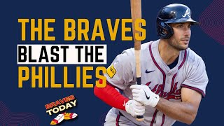 The Atlanta Braves BLAST the Phillies on Opening Day [upl. by Alamap42]