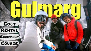 Skiing in Gulmarg Kashmir 2024  Price Tips for Beginners amp Gondola Views [upl. by Elleoj]