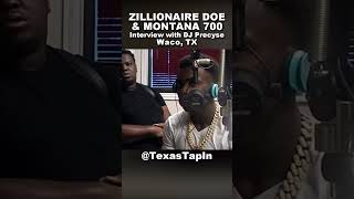 Clip from Zillionaire Doe and Montana 700  Interview  TEXAS TAP IN [upl. by Cheffetz]