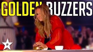 Judges GOLDEN BUZZERS  Amanda Holdens Top Moments On Britains Got Talent  Got Talent Global [upl. by Korten230]