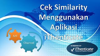 Cek Similarity dengan menggunakan iThenticate Crossref 2019 [upl. by Llenrod]