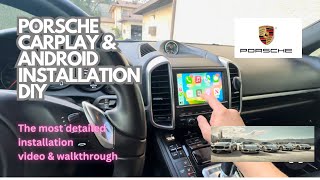 CarPlayAndroid DIY Install All Porsche [upl. by Ameyn]