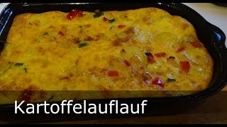 Kartoffelauflauf mit Zucchini und Paprika  extrem lecker [upl. by Nizam]