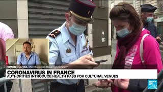 It should have an effect France introduces health pass for cultural venues • FRANCE 24 English [upl. by Pages]