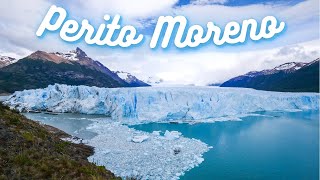 Glaciar PERITO MORENO Visitando Parque Nacional LOS GLACIARES en El Calafate PATAGONIA Argentina [upl. by Amado]