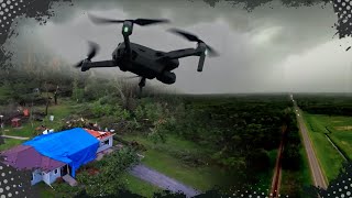 Drone captures RAINWRAPPED TORNADO in Wisconsin [upl. by Joachim838]