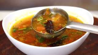 Pepper Rasam Recipe  Milagu Rasam In Tamil  Rasam Recipe [upl. by Ihdin287]