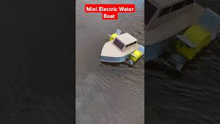 Homemade mini electric water boat  electricboat youtubeshorts tech trending [upl. by Hsirk]