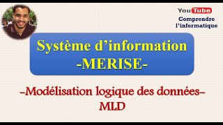 Le modèle logique de donnéesPassage du MCD vers Le MLD [upl. by Kayne]