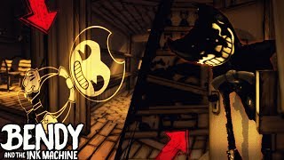 GHOST BENDY BACKWARD MAP amp BUGS  Bendy and the Ink Machine Chapter 2 backwards Hacking [upl. by Giannini800]