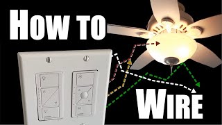 How to Wire a Fan with Two Switches [upl. by Atekahs]