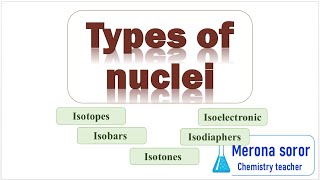 Isotopes  Isobars  Isotones  Isodiaphers  Isoelectronic [upl. by Nirok]