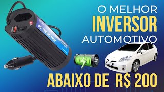 Inversor AUTOMOTIVO 200w KNUP  APROVADO unboxing review [upl. by Ddal]