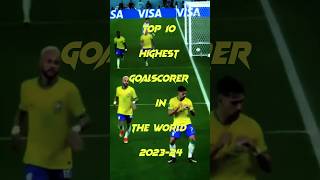 Top 10 Highest Goal scorer in the World shorts [upl. by Jacqueline]