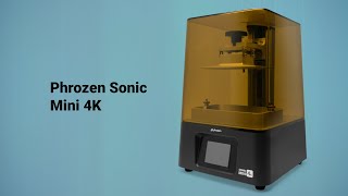 Phrozen Sonic Mini 4K 3D Printer Introduction [upl. by Nodlew]