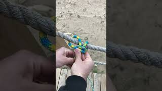 Bull Hitch Practical and Durable Lashing Technique knottying [upl. by Beichner365]