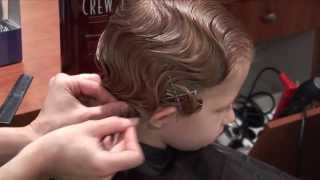 Finger Waves with Pin Curls  Cute Girls Hairstyles Tutorial [upl. by Ecirtap446]