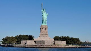 Statue Of Liberty  Climbing Inside To The Crown Fleet Week Arrivals USA Holiday 2016  Pt19 [upl. by Strander]