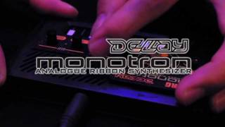 Korg Monotron Delay Analogue Ribbon Synthesizer at Soundsliveshopcom [upl. by Nomelc]