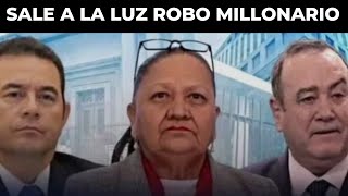 SALE A LA LUZ DESFALCO MILLONARIO DE JIMMY MORALES CONSUELO PORRAS Y GIAMMATTEI GUATEMALA [upl. by Adiaz]