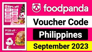 foodpanda philippines voucher code in september 2023  foodpanda voucher code  foodpanda voucher [upl. by Kumler606]